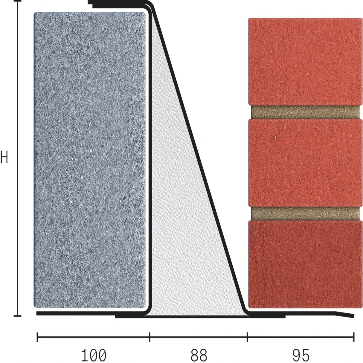 Catnic CX90/100 100mm Extra Heavy Duty Cavity Lintel - Armstrong Cheshire