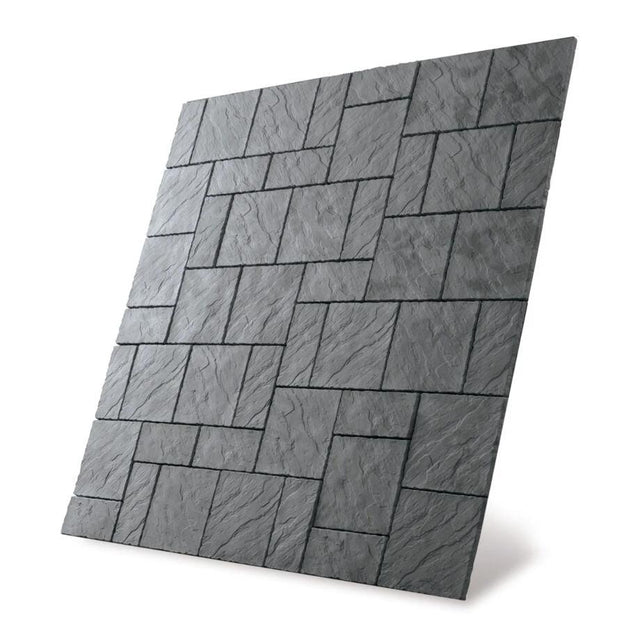 Chalice Concrete Paving Patio Kit Welsh Slate 5.76m2 by Bowland Stone