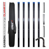 Clamped Carbon Fibre Gutter Vacuum Pole Kits (51mm Diameter) 20ft-40ft - Armstrong Cheshire