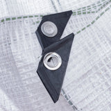 Clear M-Grade Tarpaulin with 10 Metres of 6mm Bungee Rope