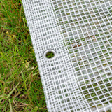 Clear M-Grade Tarpaulin with 10 Metres of 6mm Bungee Rope