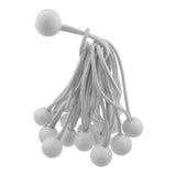 Clear M-Grade Tarpaulin with 20 x 6" Bungee Balls (White)