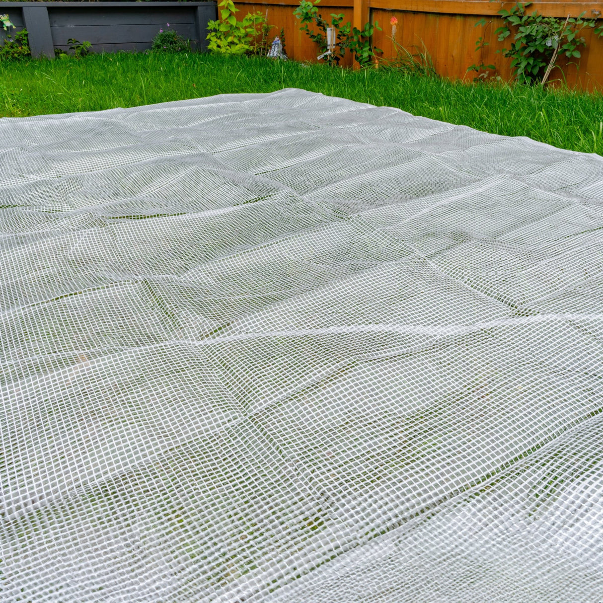 Clear XL-Grade Tarpaulin with 10m of 6mm Bungee Rope and 10 x Screw Type Tarp Clips