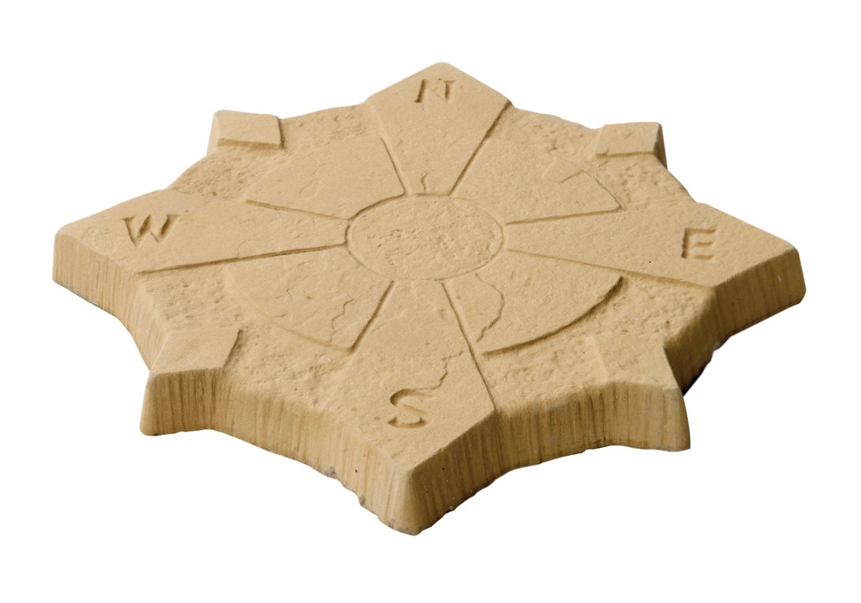 Compass Concrete Stepping Stone 440mm - Bath Buff  - Pack of 25 - Armstrong Cheshire