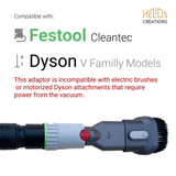 Connect Dyson tools to your Festool Dust Extractor by Helios Creations