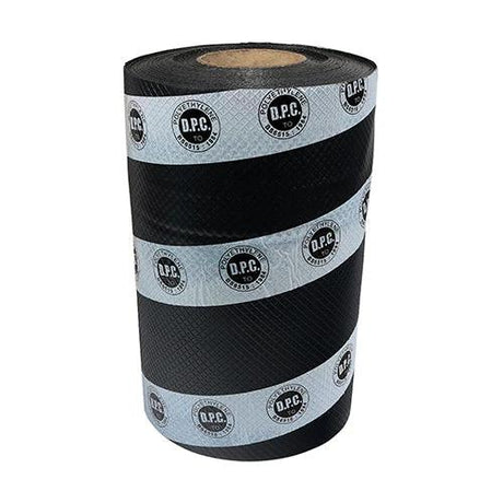 Damp Proof Course - Black Recycled Polyethylene DPC Barrier for Brick & Block Walls - Armstrong Cheshire