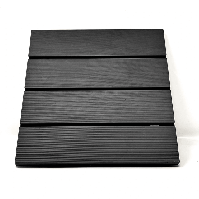 Decki Push-Fit Decking Tiles 4 Pack Seamless  Grids Compatible For Decks Patios Gyms Sheds Slip-Resistant - Armstrong Cheshire