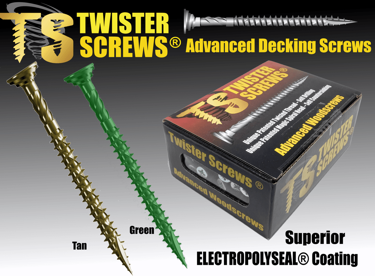 Twister Advanced Decking Screws