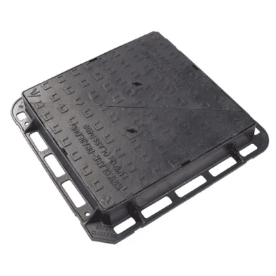 Double Triangle Ductile Iron Manhole Cover 675 x 675 x 100mm Non Carriageway - Armstrong Cheshire
