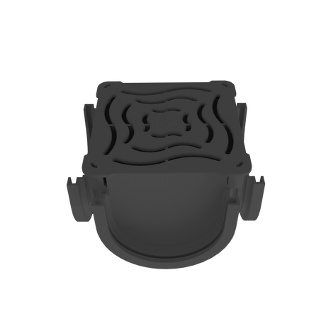 Drain Q Four Way Corner Unit Sump For IBRAN S With Four Inline Outlets And One Vertical Outlet 110mm Compatible - Armstrong Cheshire