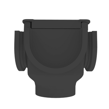 Drain Q Four Way Corner Unit Sump For IBRAN S With Four Inline Outlets And One Vertical Outlet 110mm Compatible - Armstrong Cheshire