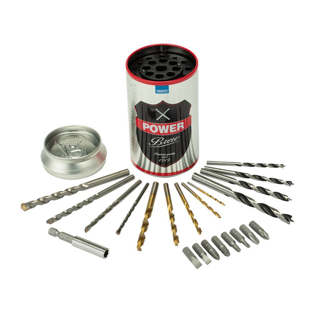 Draper DBS-BC Combination Screwdriver and Drill Bit Set - Special Edition - Power Brew (22 Piece)