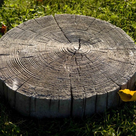 Driftwood Log Garden Stepping Stone 360mm Brown Oak - Pack of 20 - Armstrong Cheshire