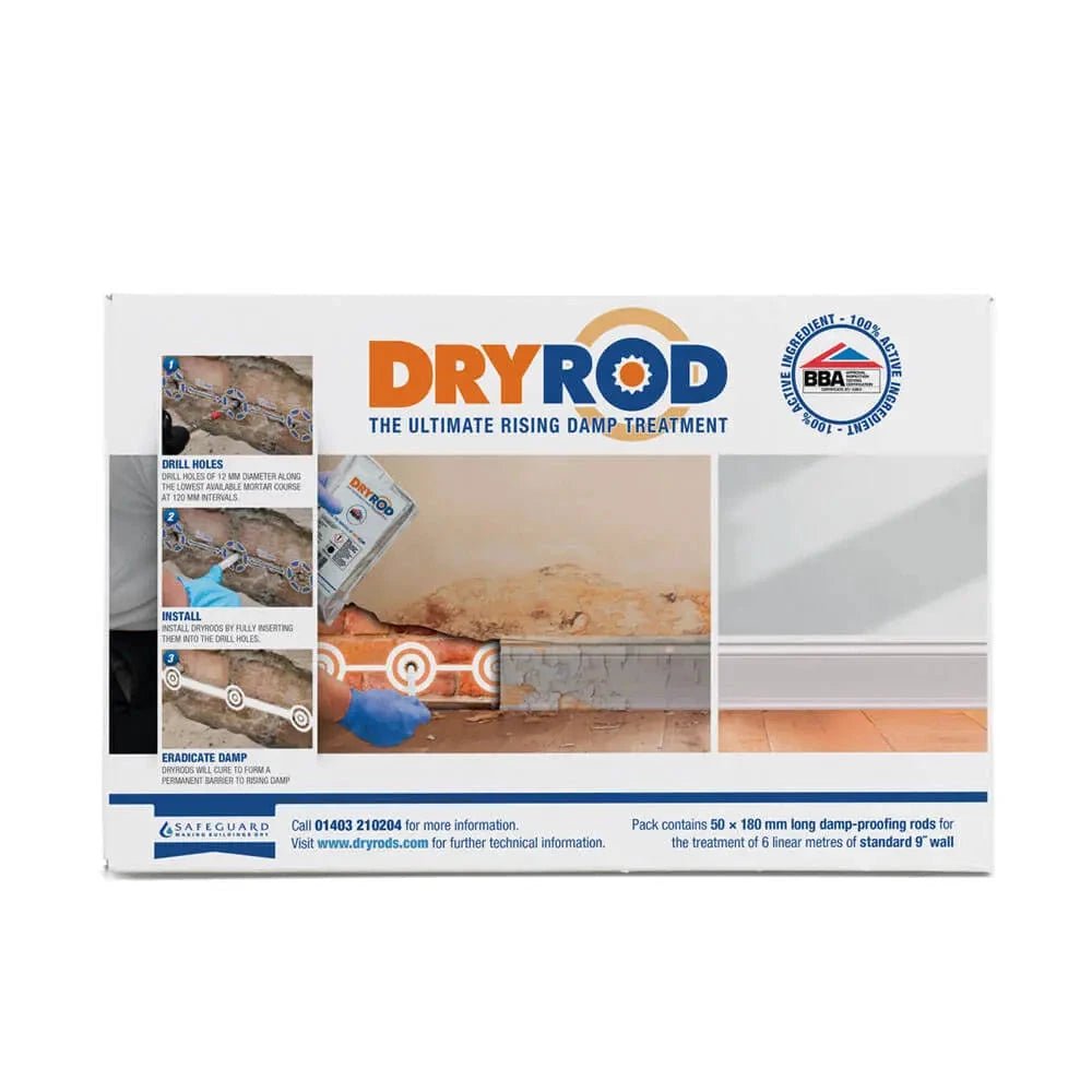 Dryrod Damp-Proofing Rods - 10 Pack - Armstrong Cheshire