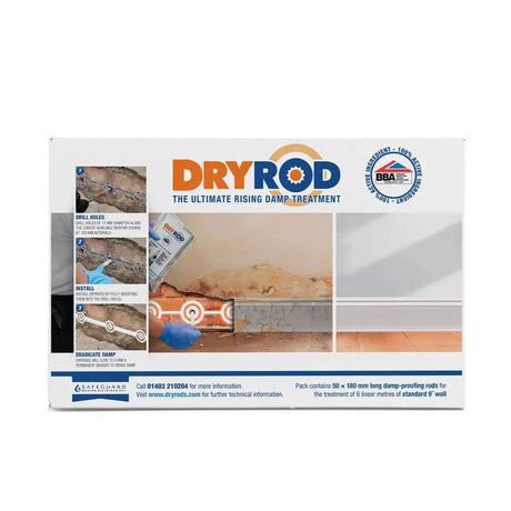 Dryrod Damp-Proofing Rods - 10 Pack - Armstrong Cheshire
