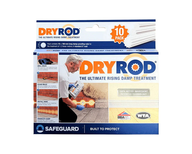 Dryrod Damp-Proofing Rods - 10 Pack - Armstrong Cheshire