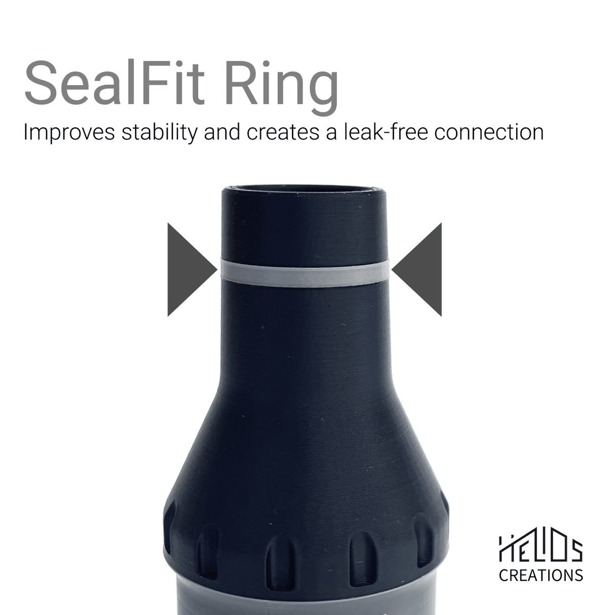 Dust Adapter for Bosch Sanders and Routers – Compatible with Festool Extractors by Helios Creations