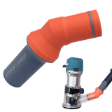 Dust Adapter for Makita RT0700 / DRT50Z and Clones to Numatic Henry Vacuum Cleaner – Angled Seal by Helios Creations