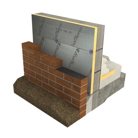 EcoTherm Eco-Cavity Wall Insulation Board (1200mm x 450mm) - Armstrong Cheshire