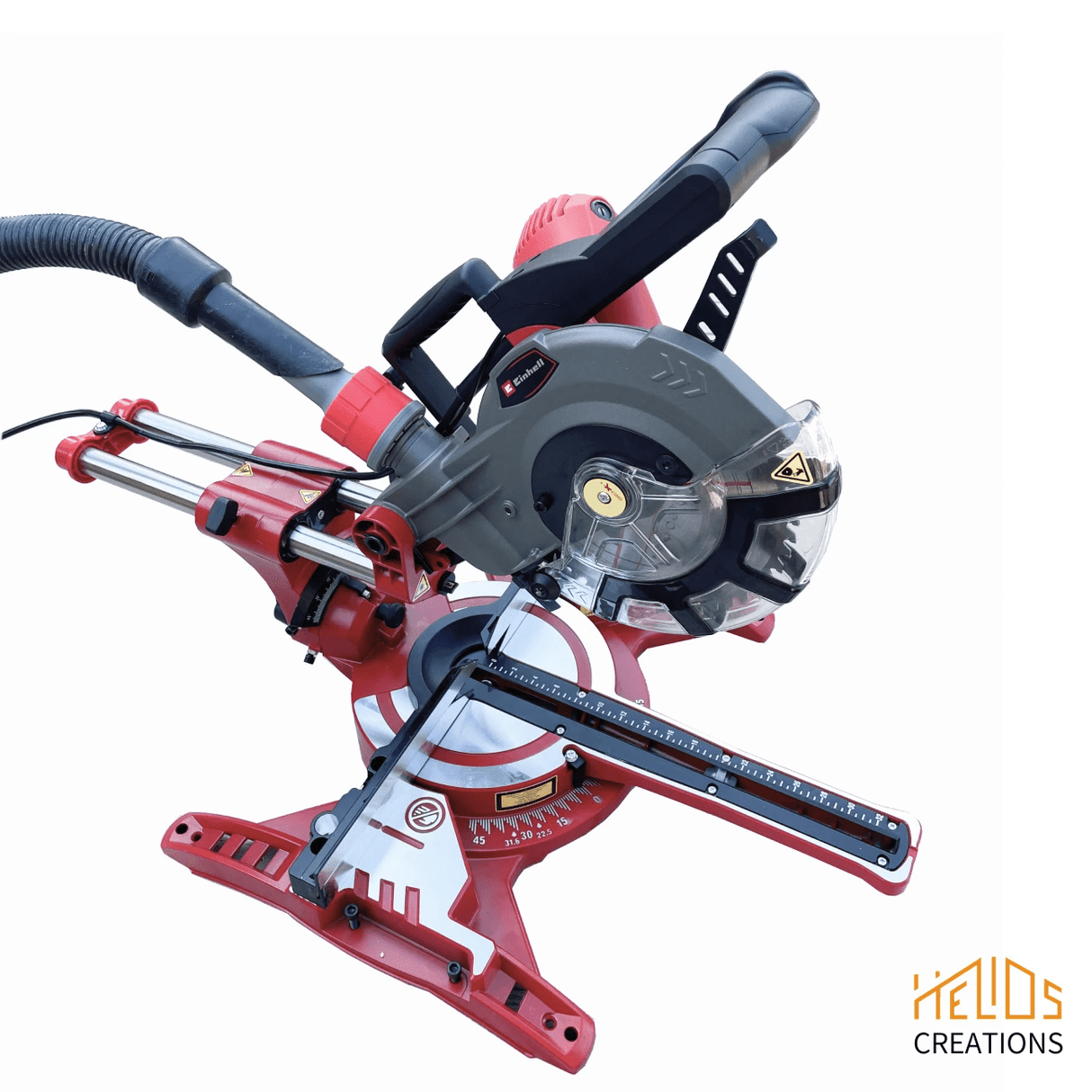 Einhell Mitre Saw Dust Port Adapter to Numatic Henry Family by Helios Creations