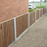 Feather Edge Fencing Boards Pressure Treated Brown 150mm - Armstrong Cheshire