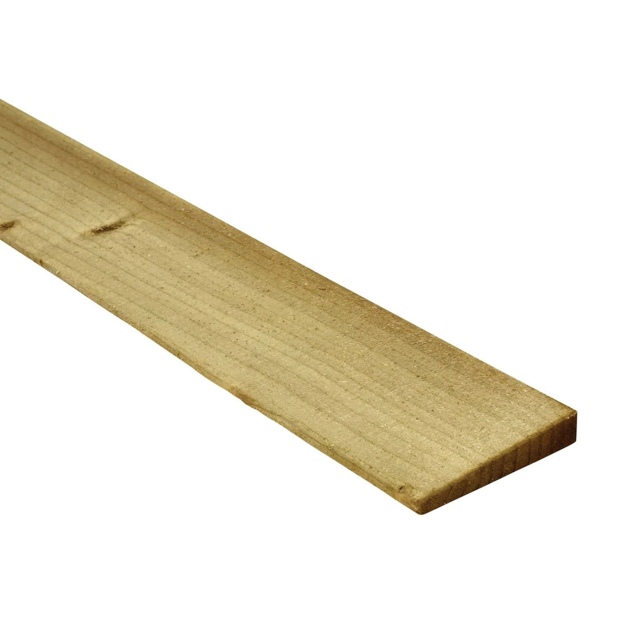 Feather Edge Fencing Boards Pressure Treated Green 125mm - Armstrong Cheshire