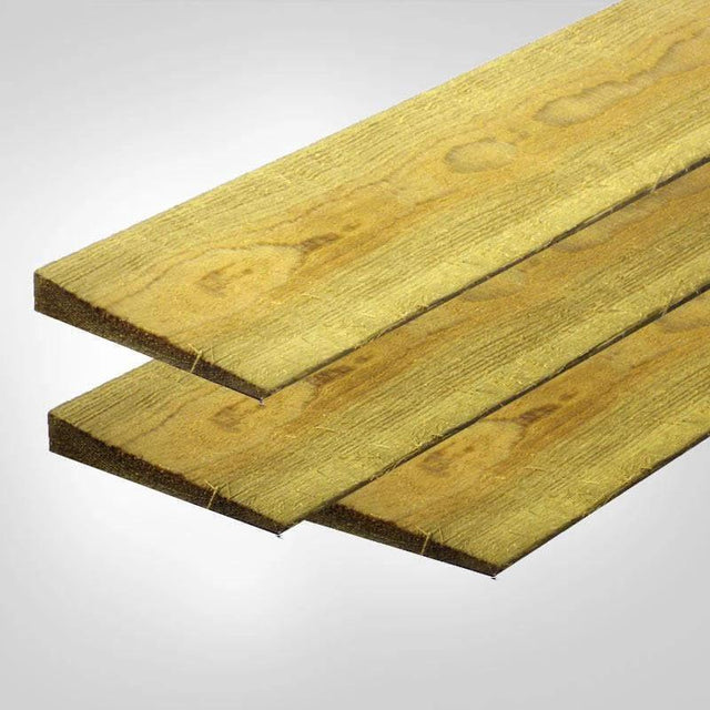 Feather Edge Fencing Boards Pressure Treated Green 150mm - Armstrong Cheshire