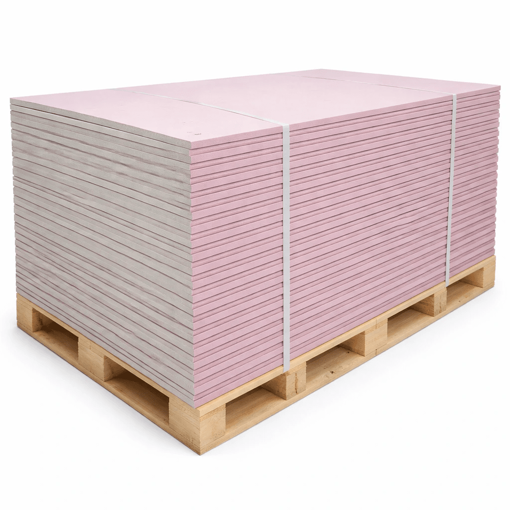 Fire Rated Plasterboard 2400x1200x12.5mm (50 Sheet Pallet) by Knauf