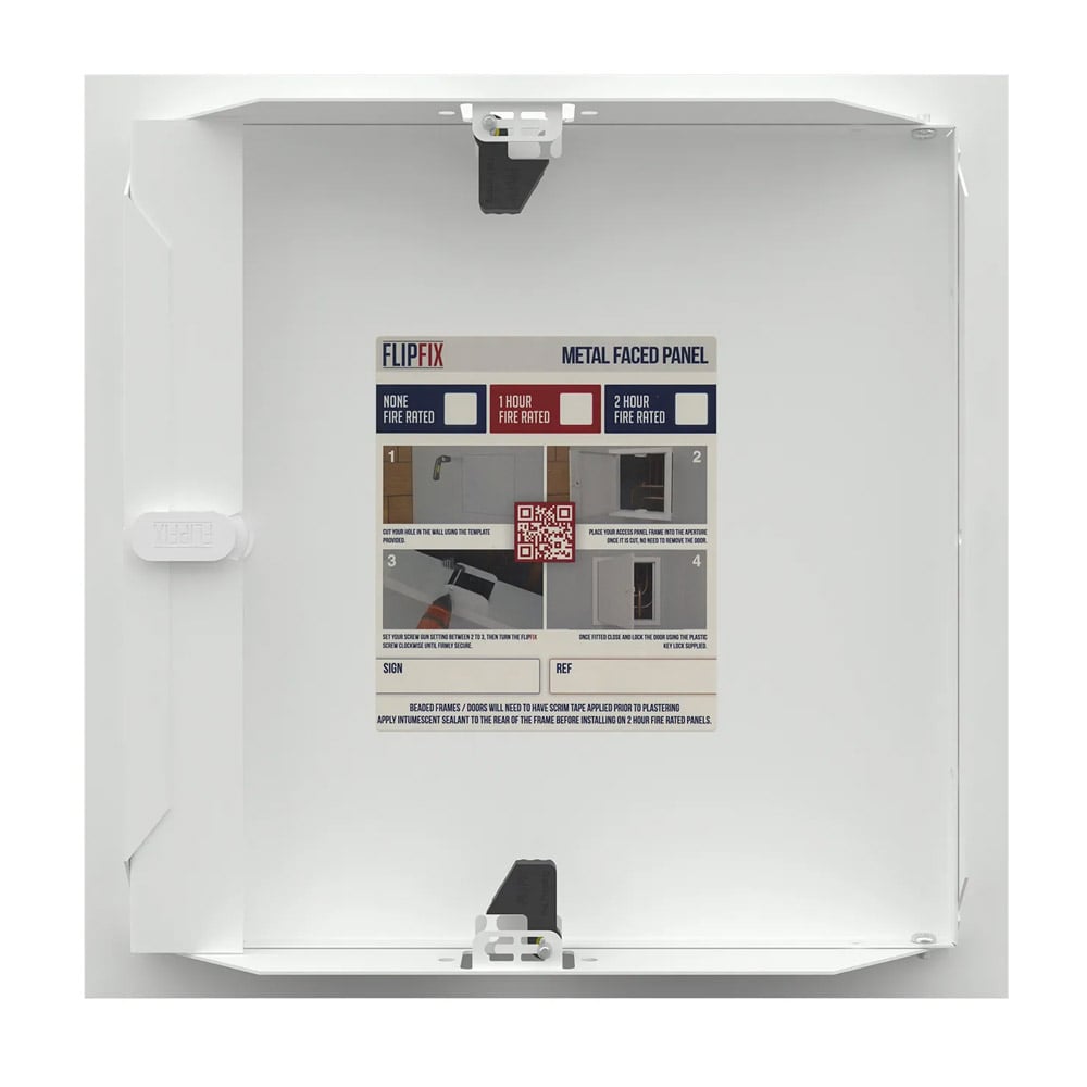 FlipFix Access Panel: 1 Hour Fire Rated, Fast Install