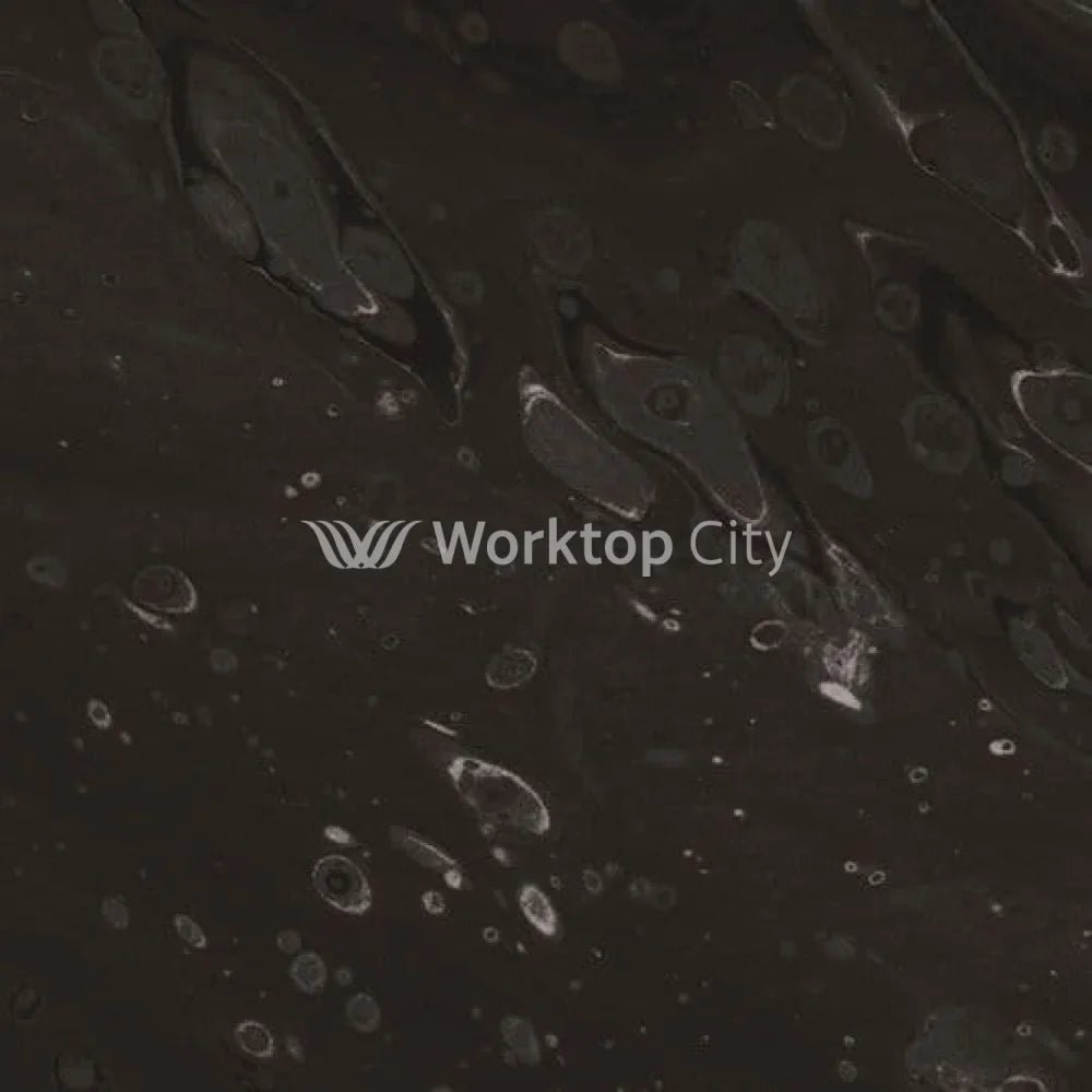 Formica Originals PP5015 Black Painted Marble Laminate Kitchen Worktops - Satin NDF Finish