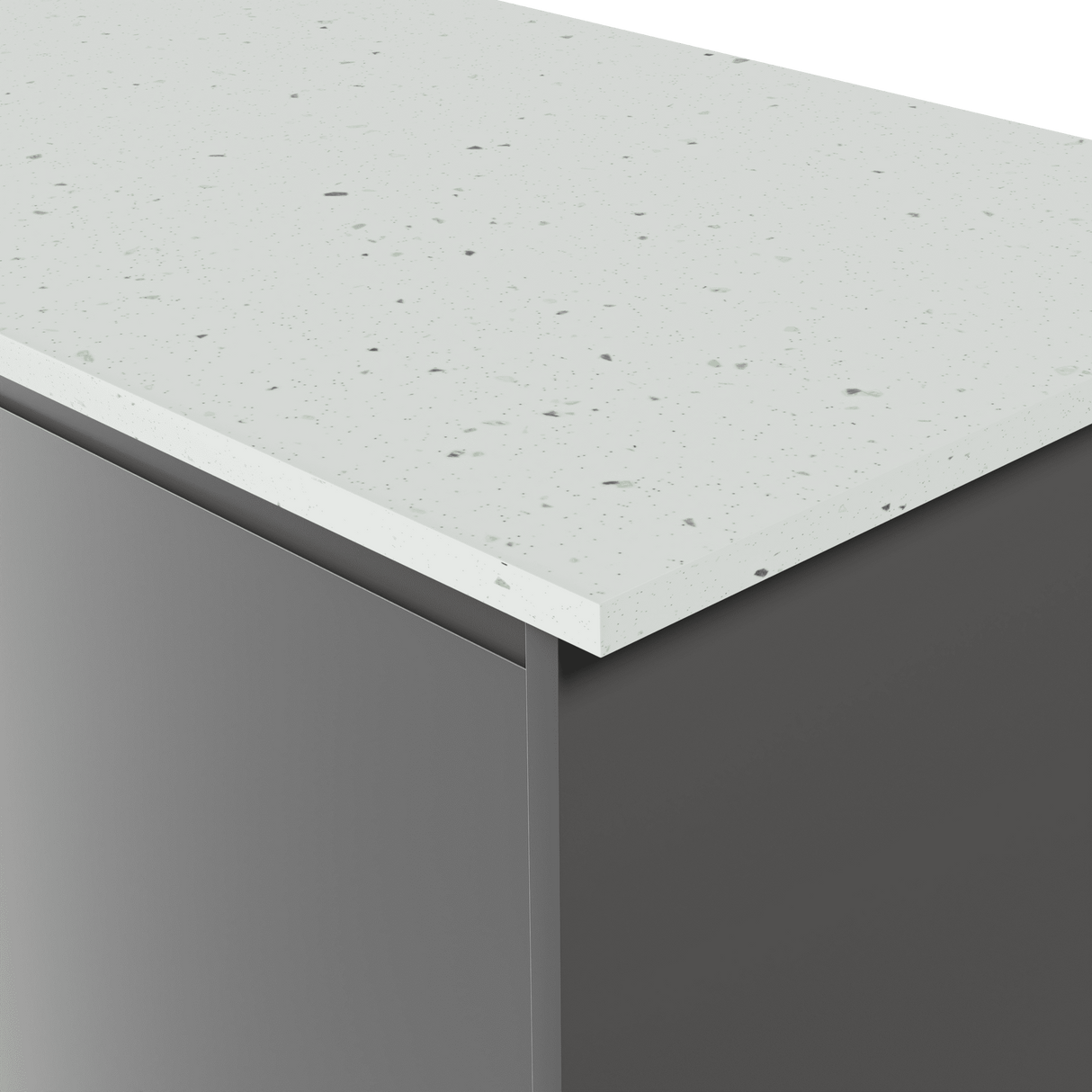 Formica Originals PP7680 Platinum White 22mm Square Edge Laminate Kitchen Worktops - Platinum Etchings Finish - Armstrong Cheshire