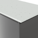 Formica Originals PP7680 Platinum White 22mm Square Edge Laminate Kitchen Worktops - Platinum Etchings Finish - Armstrong Cheshire