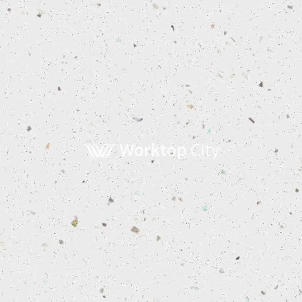 Formica Originals PP7680 Platinum White 22mm Square Edge Laminate Kitchen Worktops - Platinum Etchings Finish