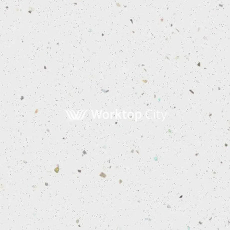 Formica Originals PP7680 Platinum White 22mm Square Edge Laminate Kitchen Worktops - Platinum Etchings Finish