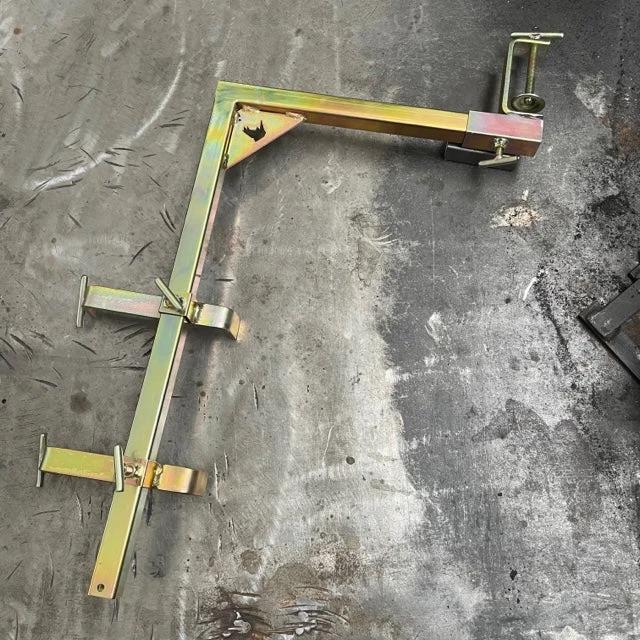 Gallows Bracket with Block and Bricklayer Profile Clamps - Armstrong Cheshire