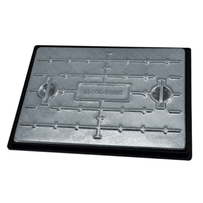 Galvanised Manhole Cover 600 x 450mm 25T - Armstrong Cheshire