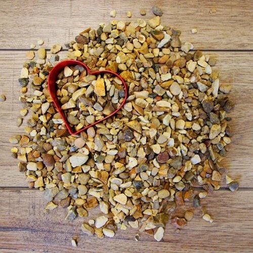 Golden Gravel Chippings by Dandy's Topsoil & Landscape Supplies