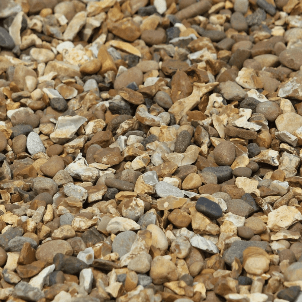 Golden Gravel Chippings by Dandy's Topsoil & Landscape Supplies