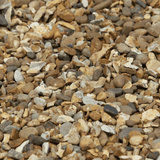 Golden Gravel Chippings by Dandy's Topsoil & Landscape Supplies