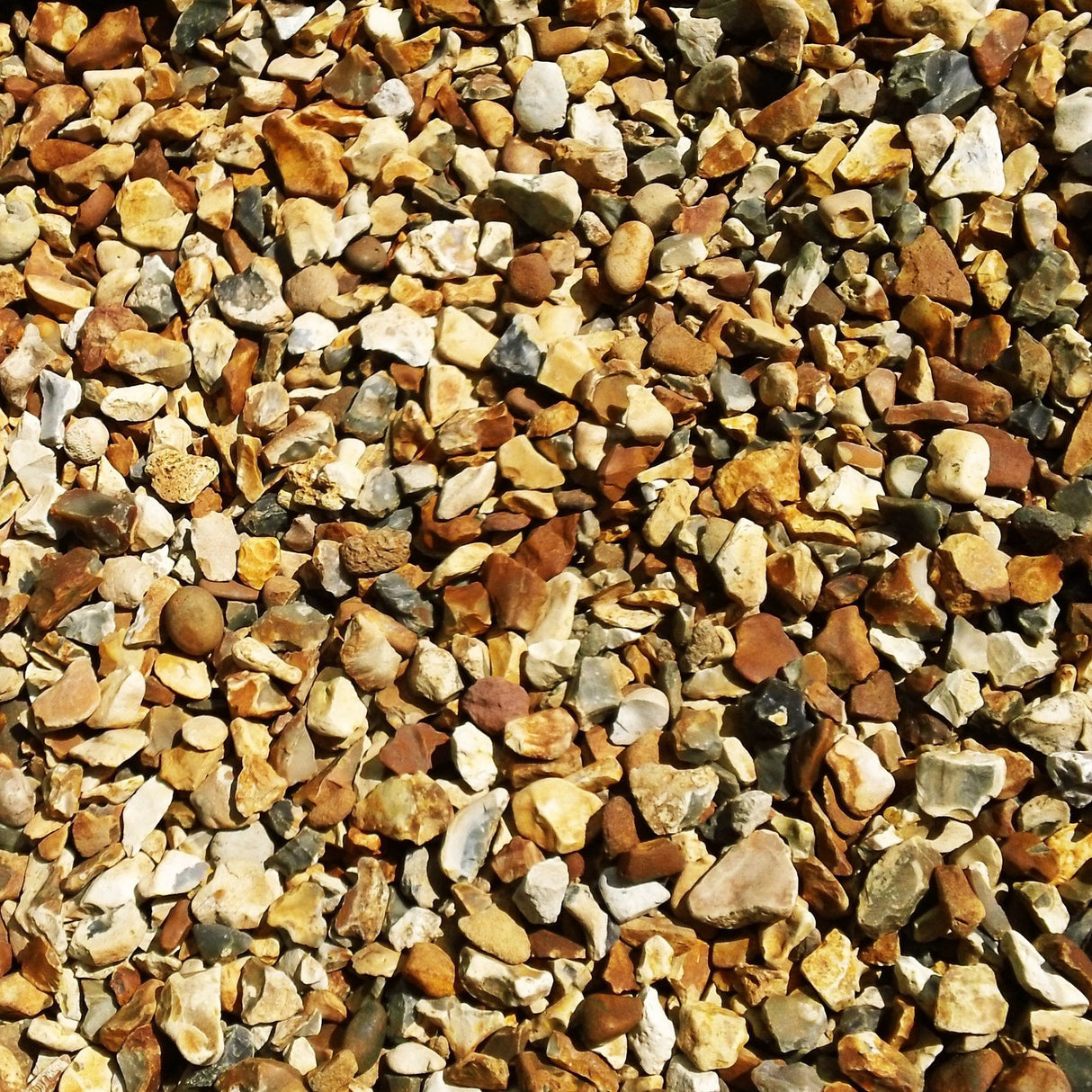 Golden Gravel Chippings by Dandy's Topsoil & Landscape Supplies