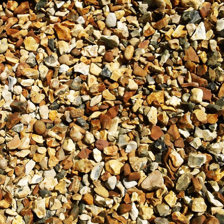 Golden Gravel Chippings by Dandy's Topsoil & Landscape Supplies