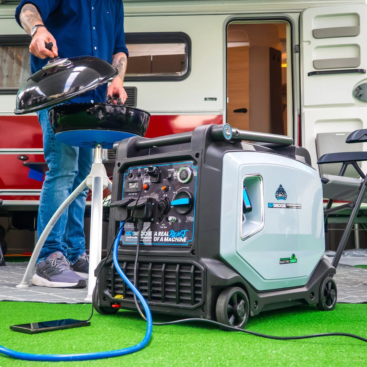 Gorilla Power 3800W Inverter Suitcase Generator with Electric Start - GP3800iE  – Reliable Power On-The-Go - Armstrong Cheshire