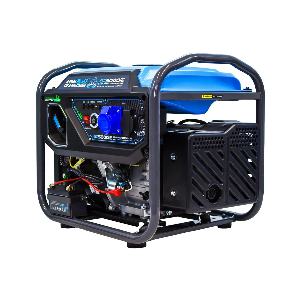 Gorilla Power 5000W Inverter Open Frame Generator with Electric Start - GP5000iE  – Maximum Power & Efficiency - Armstrong Cheshire