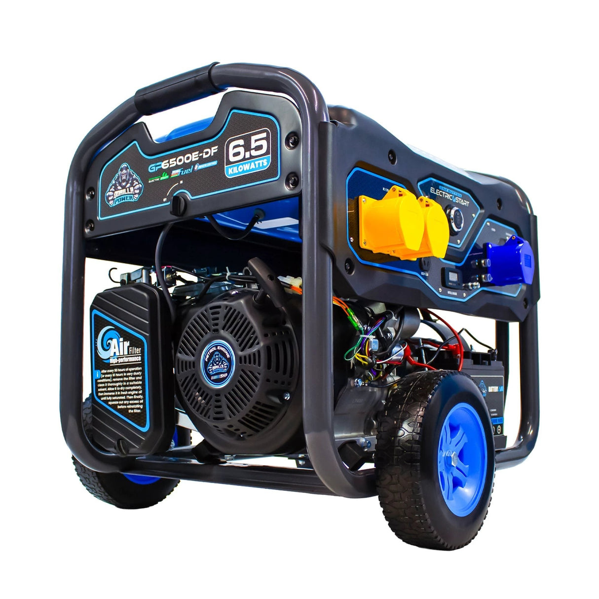 Gorilla Power 6500W Dual-Fuel Generator with Electric Start - GP6500E-DF  – High Performance & Versatile Power - Armstrong Cheshire