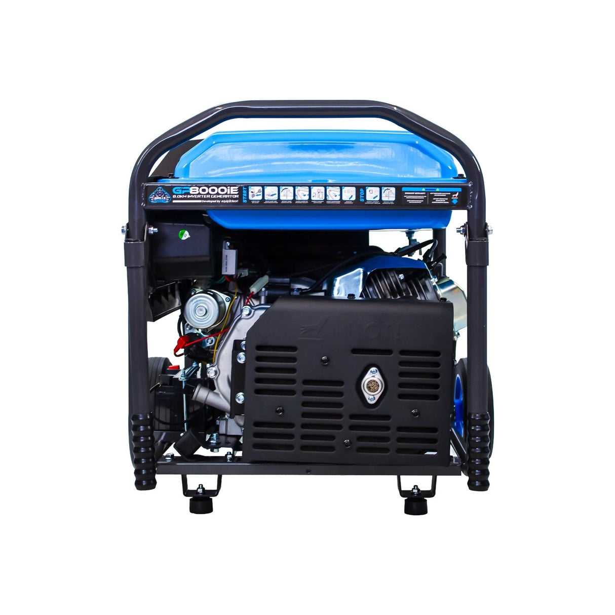 Gorilla Power 8000W Inverter Open Frame Generator with Electric Start - GP8000iE  – High Performance & Fuel Efficient - Armstrong Cheshire