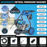 Gorilla Power GP4900ETP Petrol Pressure Washer - Armstrong Cheshire