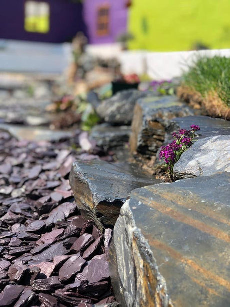 Graphite Grey Slate Rockery 150-450mm (Full Crate) - Armstrong Cheshire