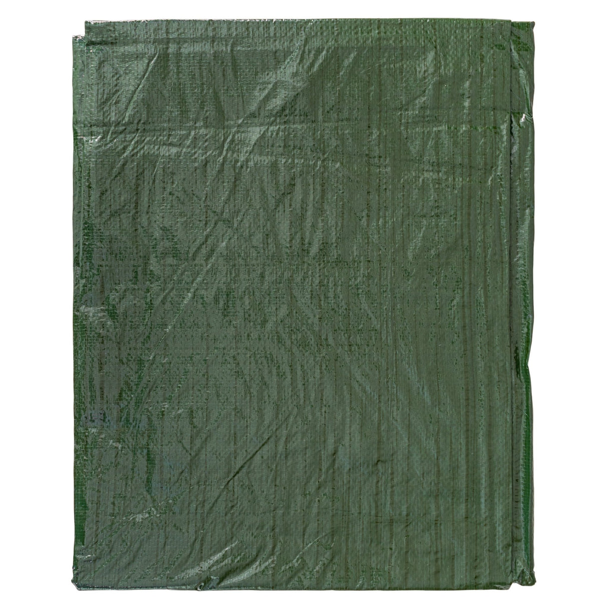 Green M-Grade Tarpaulin with 10m of 6mm Bungee Rope and 10 x Slide Type Tarp Clips