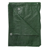 Green S-Grade Tarpaulin with 10 Metres of 6mm Bungee Rope