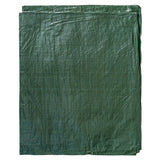 Green S-Grade Tarpaulin with 20 x 4" Bungee Balls (White)
